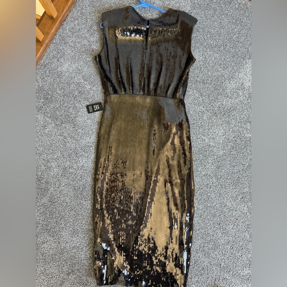 Cocoa brown dress - Picture 3 of 3